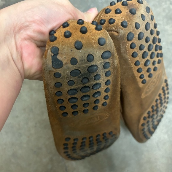 Tod's chocolate Brown Suede penny Loafers - Picture 5 of 6